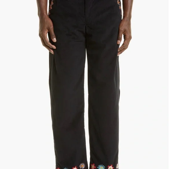 Beaded Garden Vine Trousers